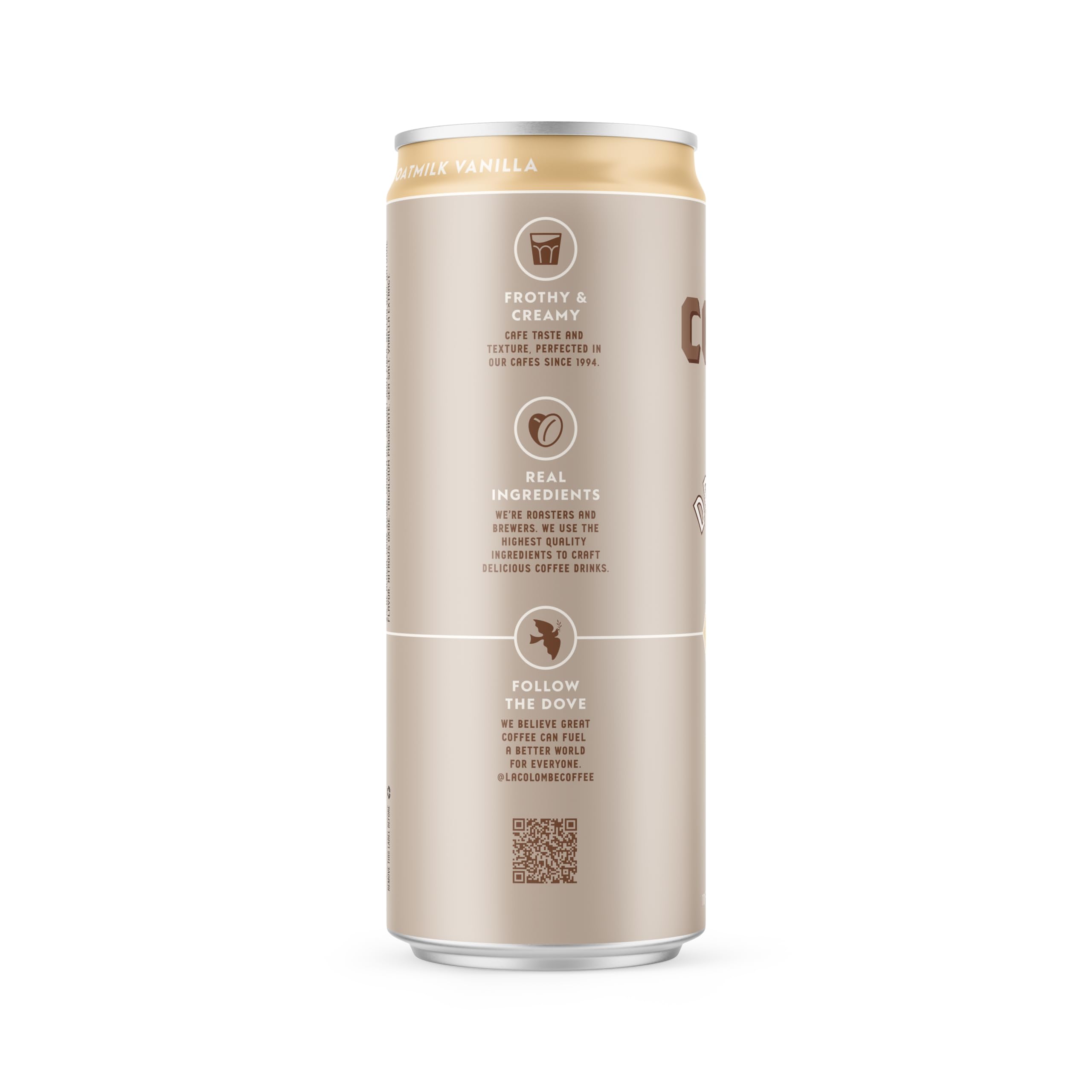 La Colombe Vanilla Draft Latte with Oatmilk, 11 Fl. Oz., Single